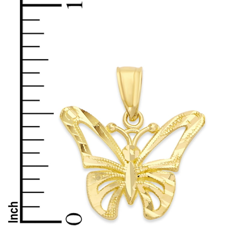 14k Gold Butterfly Necklace Butterfly Jewelry for Girl Butterfly
