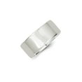thumbnail image 2 of White Sterling Silver Ring Band Wedding Standard Flat, 2 of 3