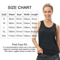 thumbnail image 3 of Workout Tank Tops for Women,Summer Sleeveless Basic Racerback Blouses Athletic Yoga Tops - Black-black-4/S, 3 of 5