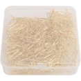 thumbnail image 1 of Yazoeia 100 Pcs Gold Paper Clips, Small Paper Clips, Cute Shaped Mini Paperclips, Stainless Steel Multifunction Metal Paper Clips with Storage Box for Office School Home Desk Organizers, 1 of 9