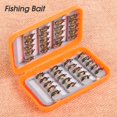 LIVEST 40Pcs/Box Sturdy Artificial Bait Simple Installation Far