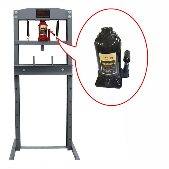 20 Ton Capacity Hydraulic Shop Bearing Press Split Jack Stand