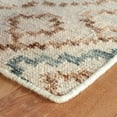thumbnail image 3 of Dash & Albert Jelly Roll Handwoven Wool Rug, 2' 6" x 8', Sky, 3 of 6