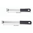thumbnail image 5 of Stainless Steel Cheese Grater with Long Handle, Kitchen Citrus Zester for Lemon Parmesan Vegetables, 5 of 5