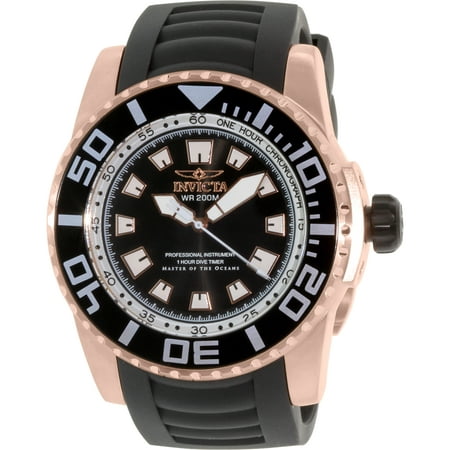 Invicta Men's Pro Diver 14666 Black Rubber Swiss Quartz Dress Watch