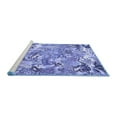 thumbnail image 2 of Ahgly Company Machine Washable Indoor Rectangle Animal Blue Traditional Area Rugs, 4' x 6', 2 of 4