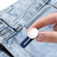 thumbnail image 3 of YAOMOBB Large Waistband Buttons For Quick Adjustments Adjustable Metal Button Extender for Pants No Seam Buttons Quick Solution for Jeans, 3 of 7