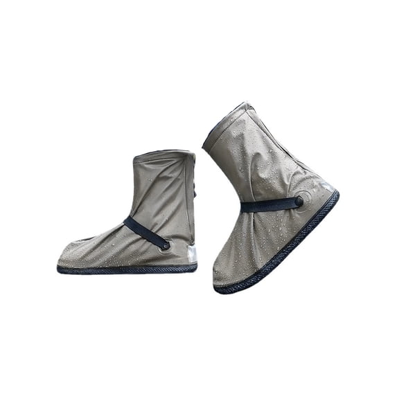 Wosthever 1 par de cubiertas para zapatos impermeables para bicicletas de carretera, chanclos para bicicleta de montaña, Protector de carreras para Paraguas de lluvia Café 3XL Wosthever HA071468-12