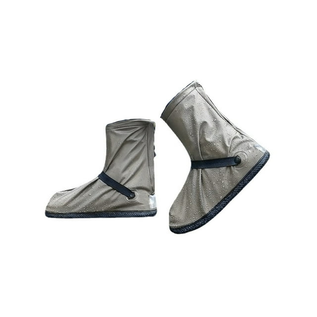Cubiertas para zapatos impermeables antideslizantes Toystoory para bicicleta de montaña color Café 3XL