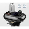 thumbnail image 3 of compatible Baseus 2x USB / USB-C Car Charger Bluetooth Transmitter Handsfree Charger FM Radio Kit Black_Perfect Gift, 3 of 4