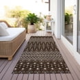 thumbnail image 6 of Addison Rugs Chantille Indoor/Outdoor Transitional Boho Chocolate Washable Runner Rug, 2'3" x 7'6", 6 of 6