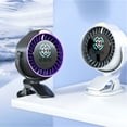 thumbnail image 1 of Sentmoon Portable Handheld Turbo Fan Fan Portable Clip On Rechargeable Fan with LED Night Light 100 Speed Adjustable USB Personal Cooling Fan Portable Air Circulator for Bed Desk Outdoor Use, 1 of 4