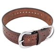 thumbnail image 5 of Genuine Real Leather Dog Collar for Medium and Large Pet sz L (Neck 14" - 18"), 5 of 5