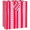 Unique Industries Assorted Colors Striped Valentine's Day Gift Bags