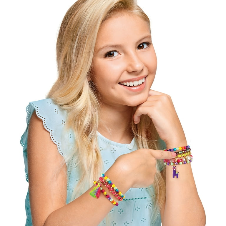 Make It Real Mega Studio Gioielli Fai Da Te - Kit Per Creare Bracciali E Collane - Oltre 1000 Perline E Accessori - Per Bambine 8+ - 3