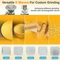 thumbnail image 2 of Electric Corn Grinder Grain Mill Grinder Wheat Grinder Brew Mill 1300W Feed Mill Dry Cereals Grinder 25L, 2 of 5