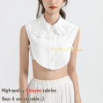 thumbnail image 3 of LoudSung Fake Collar Detachable Academic Half Shirt Blouse False Doll Dickey Collar Elegant Design for Women Girls, 3 of 7