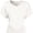 White, variant on Women's Short Sleeve V Neck Dolman Top Tshirt