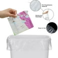 thumbnail image 3 of 1000 Pcs/ 10 Roll Sanitary Napkin Receptacle Liner, Sanitary Napkin Disposal Bags Feminine Hygiene Disposal Bags Women Personal Supplies for Tampon Bathroom, 15.75 x 15.75 Inch, 3 of 4