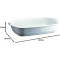 thumbnail image 3 of Emile Henry Ultime Rectangular Baker, 5.5L/4.8 qt, Farine, 3 of 3