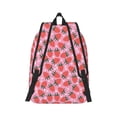 thumbnail image 2 of Bixox Strawberry Printing Canvas Backpack Lightweight Casual Travel Backpack School Backpack Fits 15.6 Inch Notebook, 2 of 5