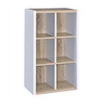 Kepooman 6 Layers Home Reversible Open Storage Unit for Books Toys, Brown Kepooman 6 Layers Home Reversible Open Storage Unit for Books Toys, Brown