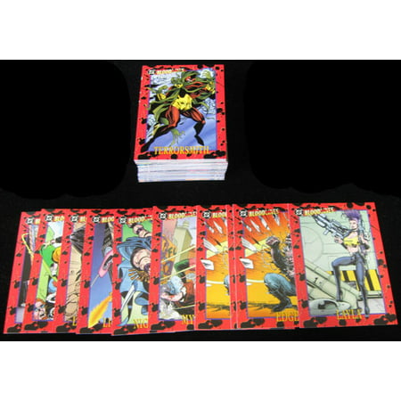 1993 Skybox DC Bloodlines Trading Card Set (81) (Best Game Pitbull Bloodline)