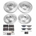 thumbnail image 3 of PowerStop Front and Rear Z23 Evolution Sport Carbon-Fiber Ceramic Brake Pad and Drilled & Slotted Rotor Kit Fits: HONDA Select Models K7870, 3 of 10