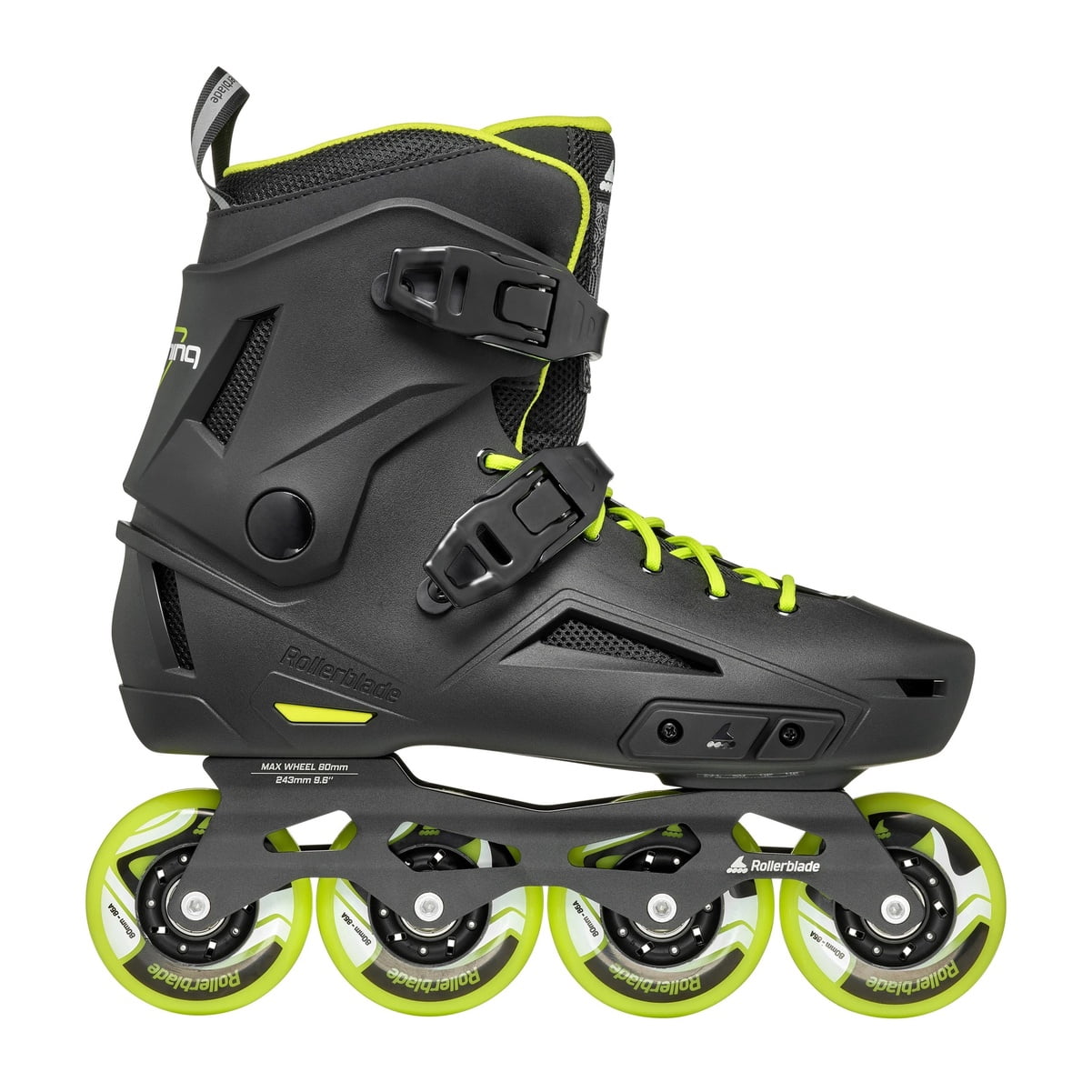 ROLLERBLADE Lightning, Color: Black/Lime, Size: 10 (073726001A1-10)