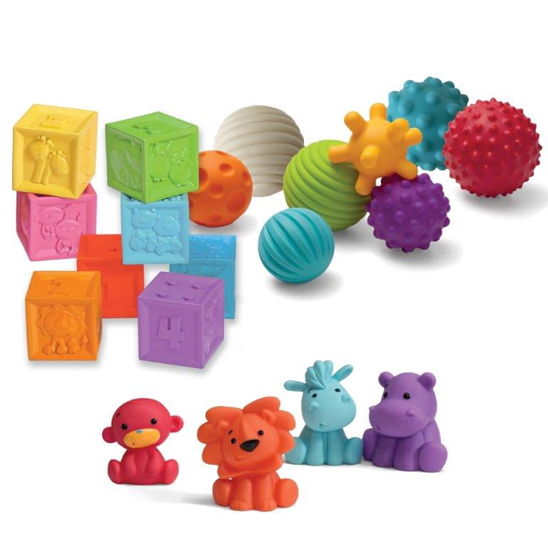 infantino textured multi ball set