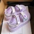 thumbnail image 6 of Girls' Sandals, Open Toed Princess Flat Sandals, Summer Beach Soft Soled Sandals, Children/Toddlers, 6 of 7