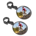 thumbnail image 4 of Scienceny Espejos traseros artesanales exquisitos para ciclistas, espejos universales para bicicleta, fáciles de instalar, 2 pack/lote Accesorios para motos, 4 of 6