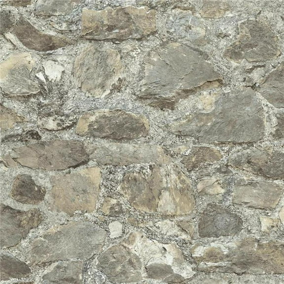 Weathered Stone Peel & Stick Wallpaper