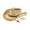 Orange, variant on Valora Men's Cowboy Straw Panama Hat Wide Brim Beach Sun Cap Summer Travel Outdoor Fashion Beige