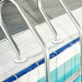 thumbnail image 2 of Minkissy Above-Ground Pool Ladder Cover 2Pcs Silver Square Protective Plate For Homes And Offices, 2 of 7