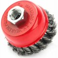 thumbnail image 5 of Heavy Duty Wire Cup Brush For Angle Grinder, Safe High Speed Operation Up To 12500 Rpm, Industrial Use With M14 75mm Threaded Arbor For Efficient Rust And Stain Removal, 5 of 5