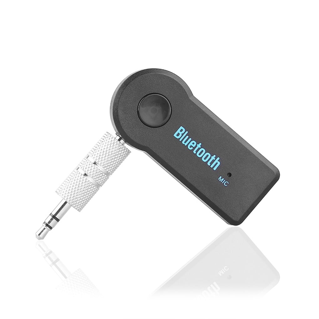 Wireless 3.0 Bluetooth Audio Receiver Aux 3.5mm Music Car Adapter Dongle Mic 