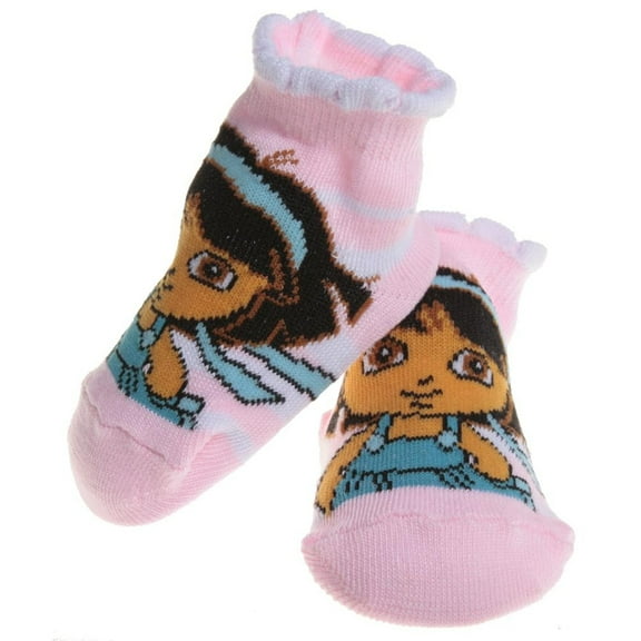 Dora The Explorer - Pink Baby Socks