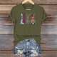 thumbnail image 4 of Mujeres Manga Corta de Verano Tops Día de San Valentín Impreso Cuello Redondo, Camisa de Moda Casual Blusa, 4 of 6