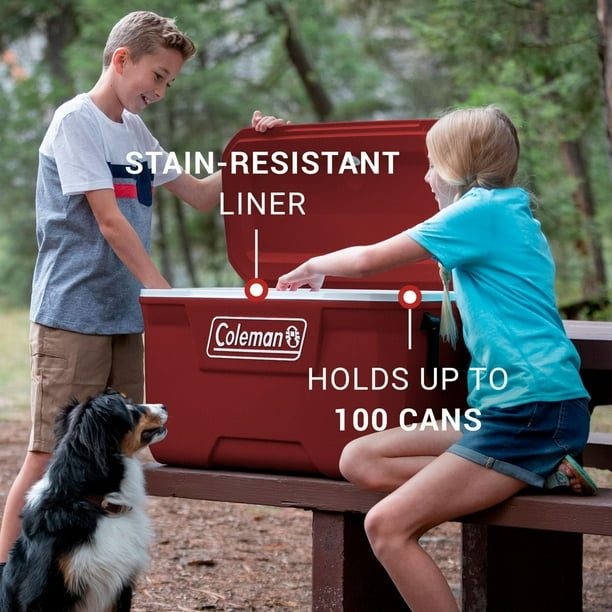 Coleman 70-Quart Hard Ice Chest Cooler, Mahogany - Walmart.ca