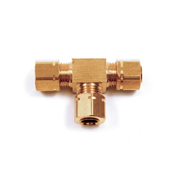 Bennett Marine T1126 Brass Line Tee Fitting