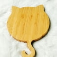 thumbnail image 4 of Wood Serving Tray for Cat Shape Choose Dessert Tray Dinner Breads Plate Fruit Pl, 4 of 10