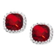 thumbnail image 1 of Broquel piedra roja Horoz Plata 925 WP207, 1 of 4