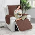 thumbnail image 2 of Wehilion 100% Waterproof Recliner Sofa Cover, Non Slip Recliner Covers for Recliner Chair with Pocket, Washable Reclining Chair Cover Furniture Protector for Kids, Pets Dog Cat (Coffee), 2 of 7