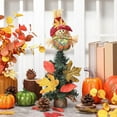 thumbnail image 5 of Neorosiri Thanksgiving Scarecrow Tree Topper - Festive Fall Decoration for Home, Table, or Mantel, 5 of 6