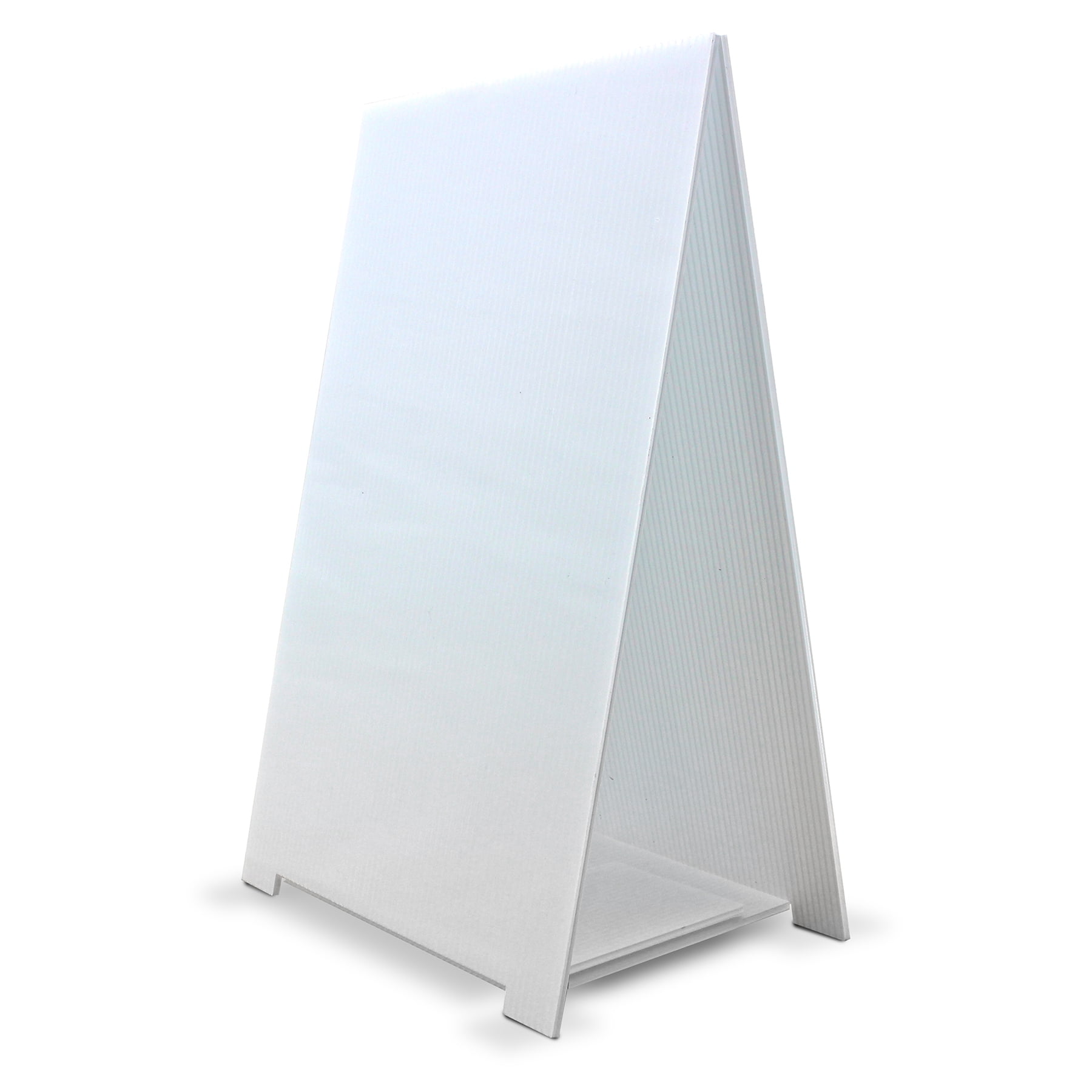 Flipside Products Premium Corrugated Plastic Dry Erase Tabletop Marquee Easel, 11" x 17", Pack of 2