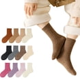 thumbnail image 4 of MXIEZI 4 Pack Kids Toddler Cotton Crew Socks Athletic Socks for 1-12Y, 4 of 7