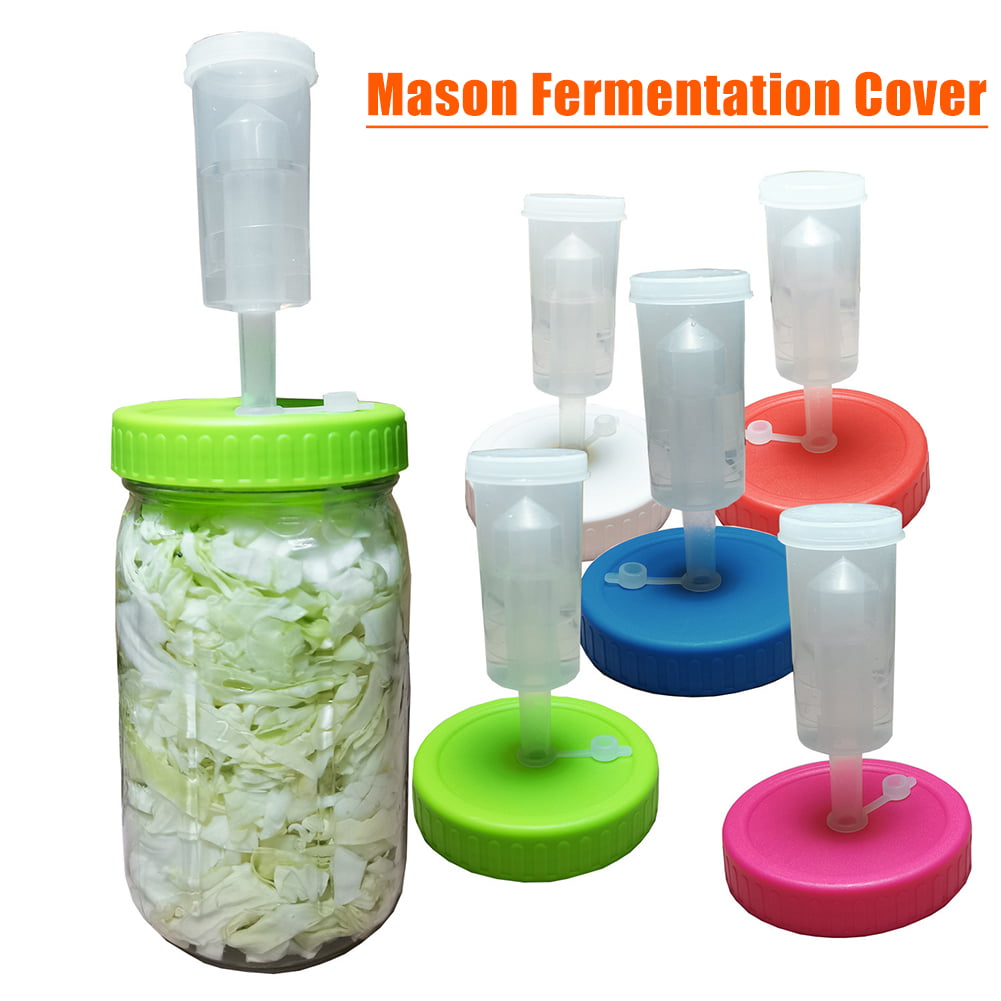 SILICONE GROMMETS Straw Hole w/Attached Plugs for Mason Jar Lid Wine Airlock Cap 