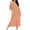 Orange-nightgowns for women, variant on Zipper Robes for Women Long Knit Polka Dots Bathrobes Lightweight Full Length Nightgown with Pockets