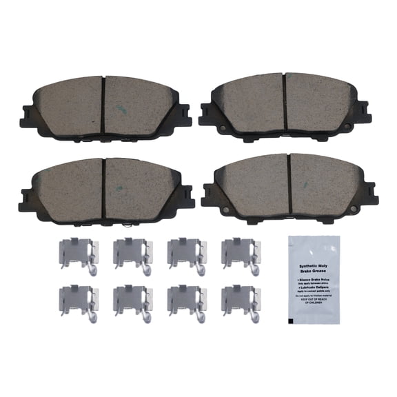 HUSCH Front Ceramic Brake Pads Kit D2176 Fit For Toyota Corolla 2019-2022, For Prius Prime 2020-2022